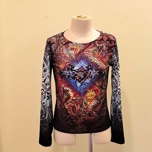 Nicole Miller stretch top 17.5 ins. PtP